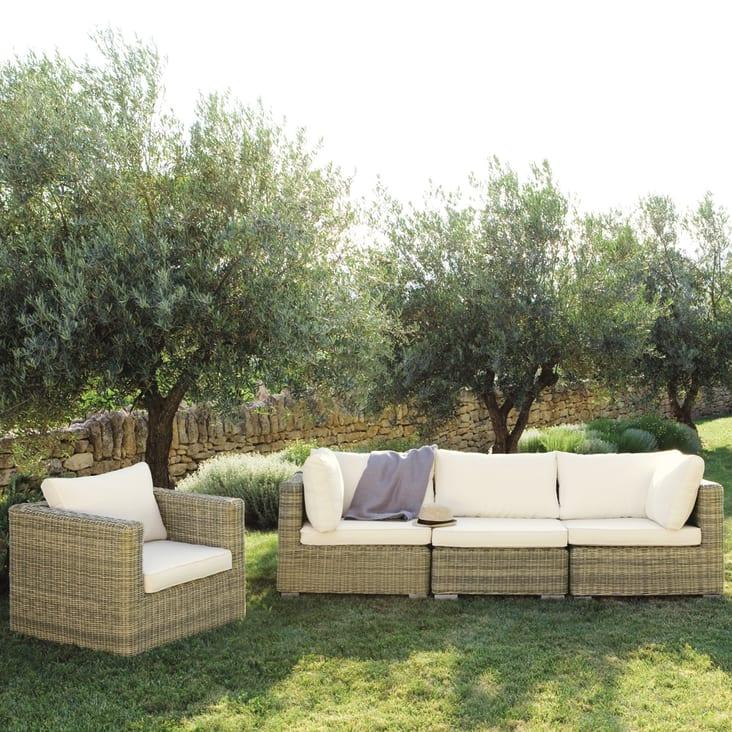 Maisons Du Monde St Raphaël - Sillón De Jardín De Resina Trenzada