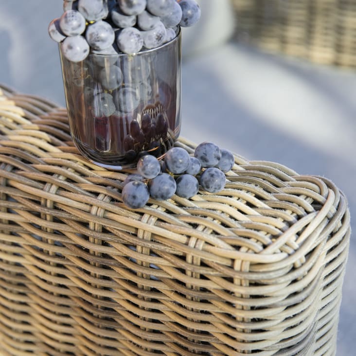 Maisons Du Monde St Raphaël - Sillón De Jardín De Resina Trenzada