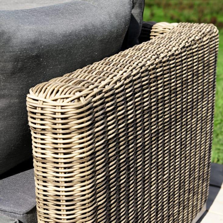 Maisons Du Monde St Raphaël - Sillón De Jardín De Resina Trenzada