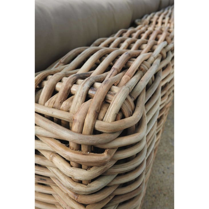 Maisons Du Monde St Tropez - Banco De 3 Plazas De Ratán