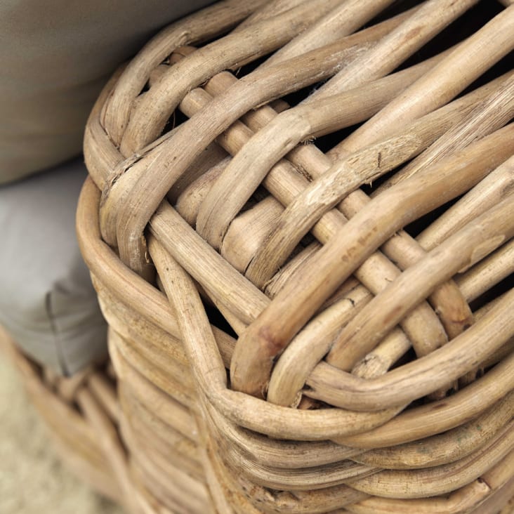 Maisons Du Monde St Tropez - Módulo Sin Brazos De Ratán