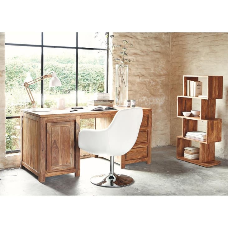 Maisons Du Monde Stockholm - Estantería Desigual 4 Compartimentos De Sheesham Macizo