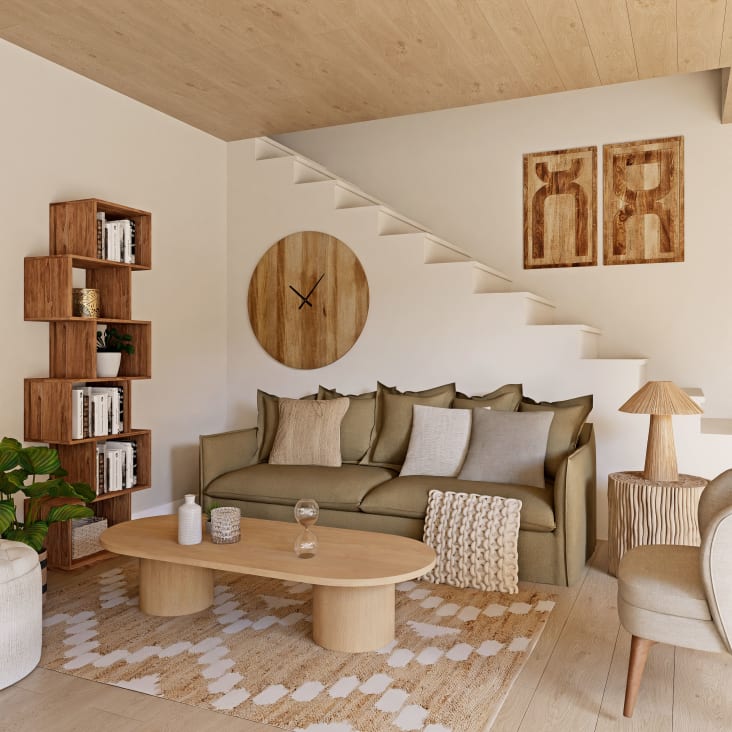 Maisons Du Monde Stockholm - Estantería Desigual 6 Compartimentos De Madera De Sheesham