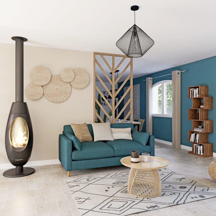 Maisons Du Monde Stockholm - Estantería Desigual 6 Compartimentos De Madera De Sheesham