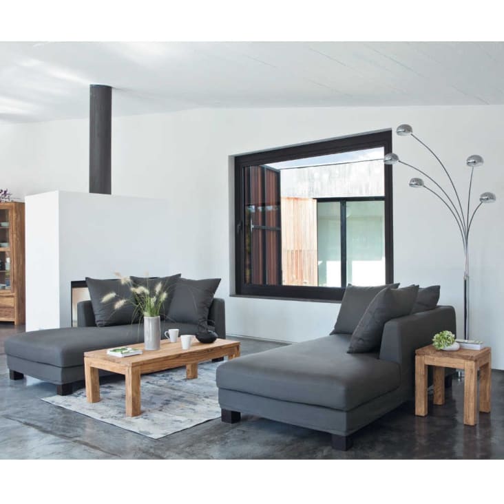 Maisons Du Monde Stockholm - Mesa Baja De Madera Maciza