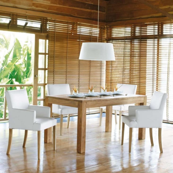 Maisons Du Monde Stockholm - Mesa De Comedor De Madera De Maciza De Sheesham L.160