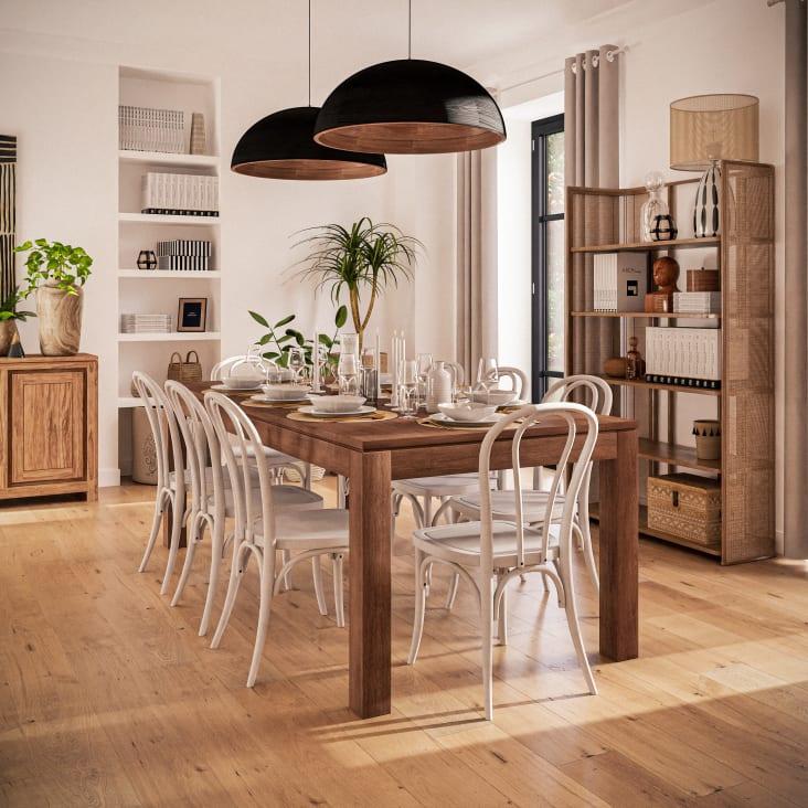 Maisons Du Monde Stockholm - Mesa De Comedor De Madera De Maciza De Sheesham L.220
