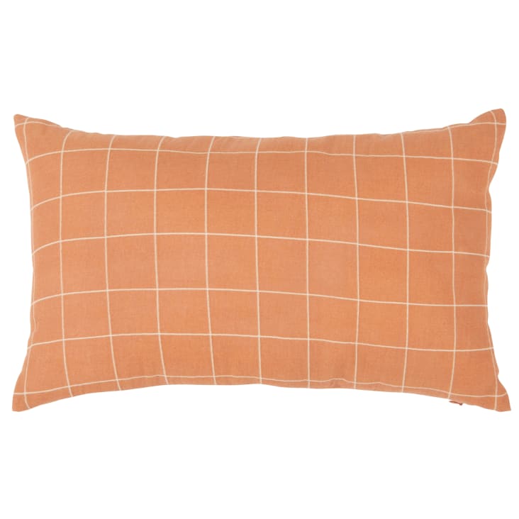 Maisons Du Monde Suzan - Cojín De Algodón Orgánico Con Estampado Tricolor 25x40