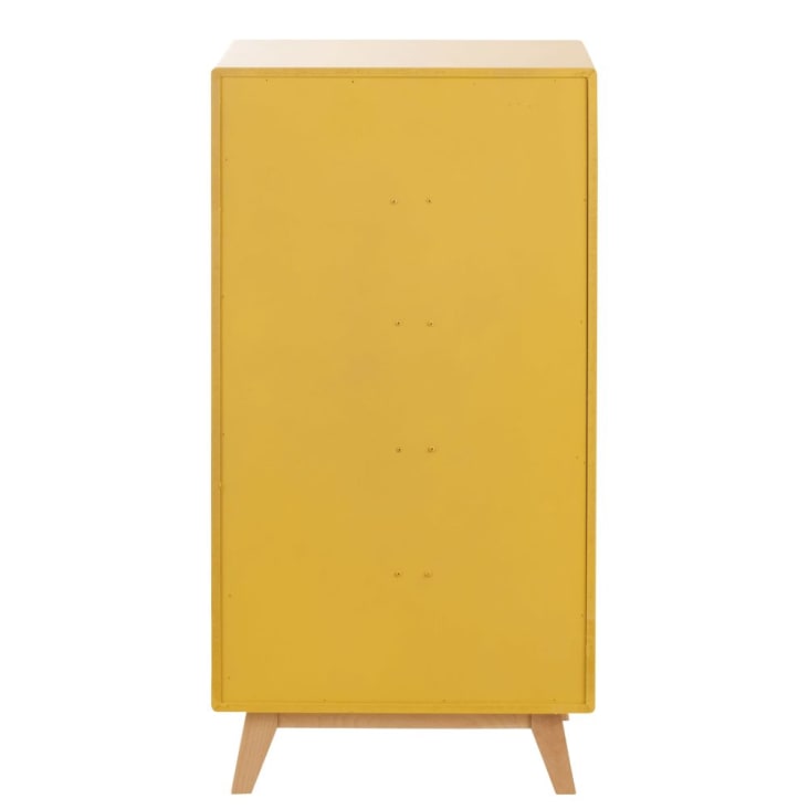 Maisons Du Monde Sweet - Chifonier Vintage Amarillo Mostaza Con 5 Cajones