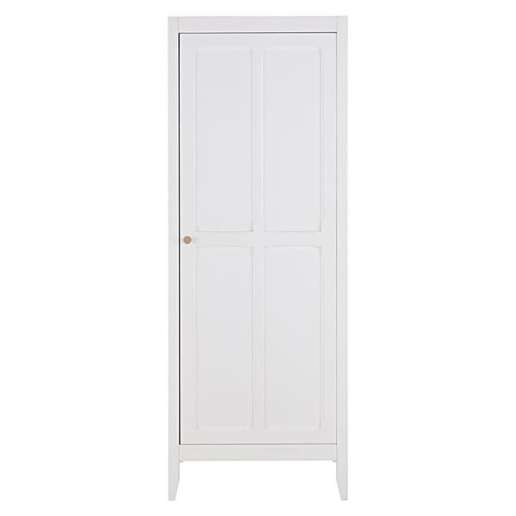 Maisons du Monde Sweet - Guardarropa con 1 puerta blanco