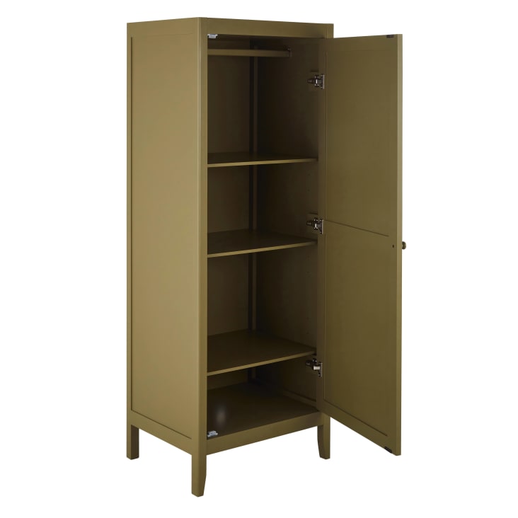 Maisons Du Monde Sweet - Guardarropa Con 1 Puerta Verde Oliva