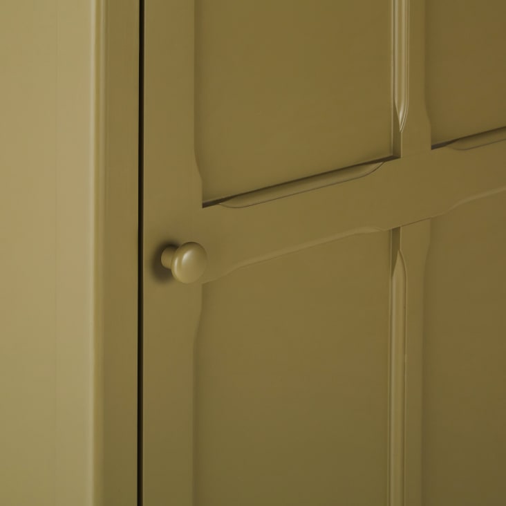 Maisons Du Monde Sweet - Guardarropa Con 1 Puerta Verde Oliva