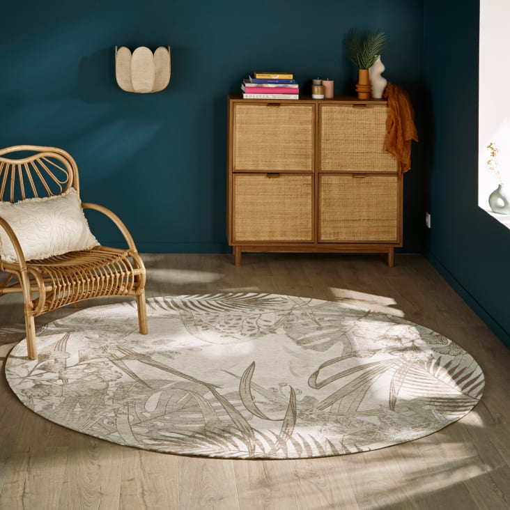 Maisons Du Monde Tarifa - Mueble Zapatero Con 4 Puertas De Rejilla De Mimbre