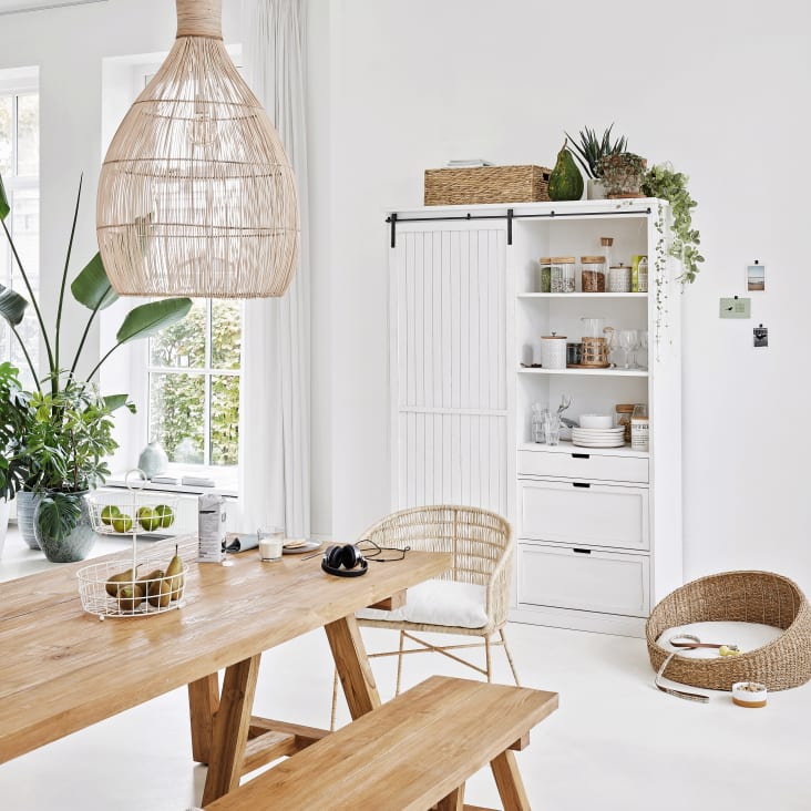 Maisons Du Monde Tecka - Banco De Jardín De Teca Reciclada L.300