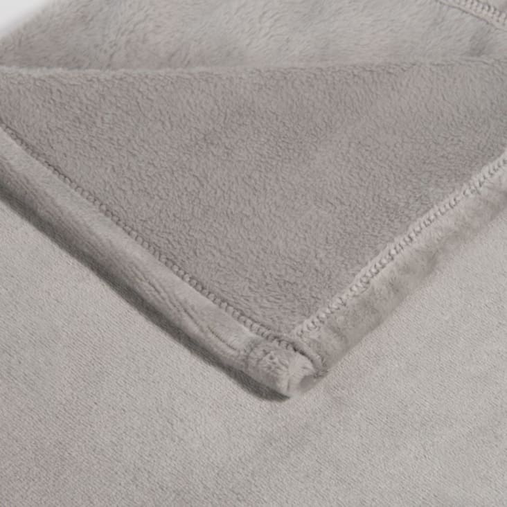 Maisons Du Monde Tela De Poliéster Reciclado Gris Brillante 150x230