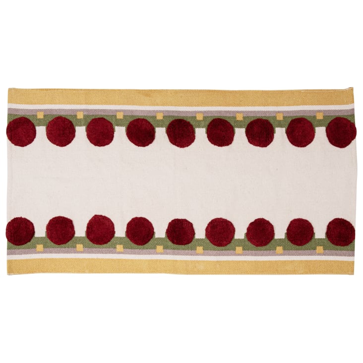 Maisons du Monde Terence - Alfombra de algodón reciclado multicolor 60x150 cm