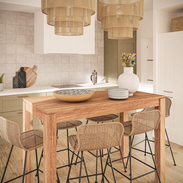 Maisons Du Monde TERRITOIRE - Vaciabolsillos De Mango Macizo Con Motivos Gráficos