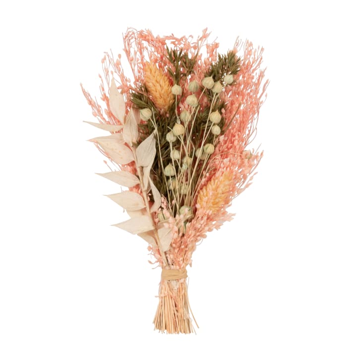 Maisons du Monde Tia - Ramo de flores secas beige coral y verde