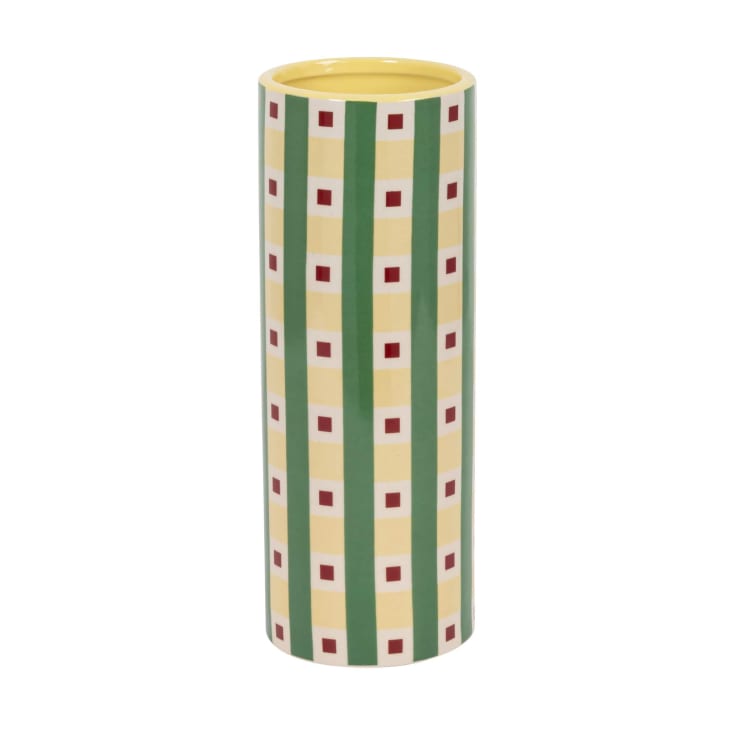 Maisons du Monde Tilbourg - Jarrón de gres multicolor altura 24 cm