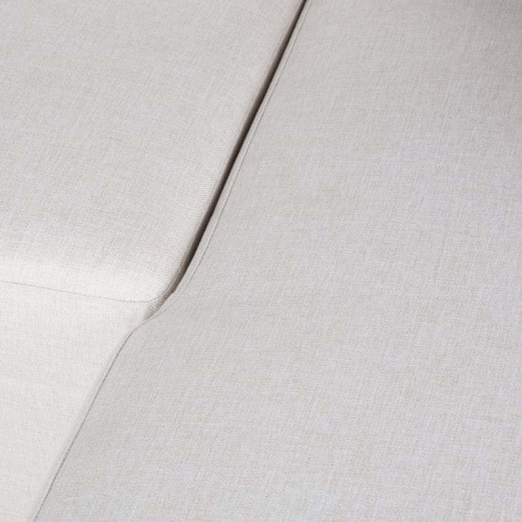 Maisons Du Monde Times Square - Sofá Rinconera De Tela Beige