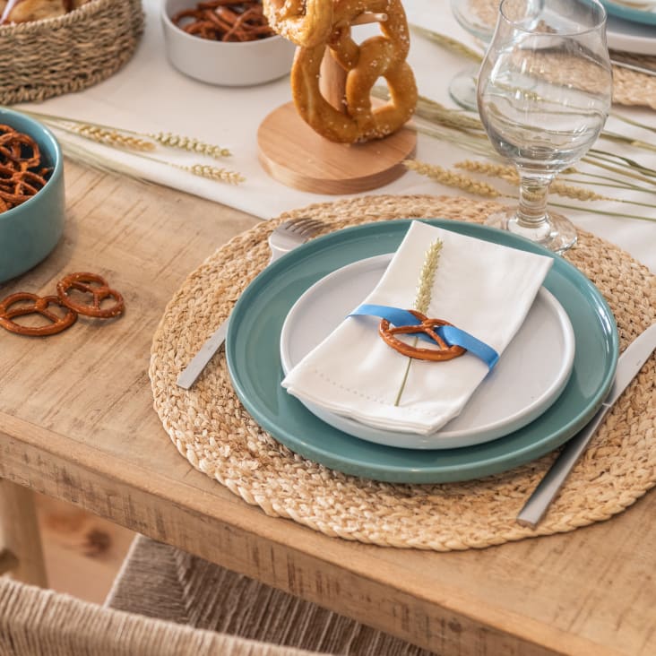 Maisons Du Monde Toallas De Algodón Orgánico Crudo Y Escala De Día 40 X 40 Cm (x4)