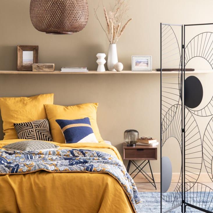 Maisons Du Monde TOGO - Decoración Luminosa Metálica Negra Alt.19