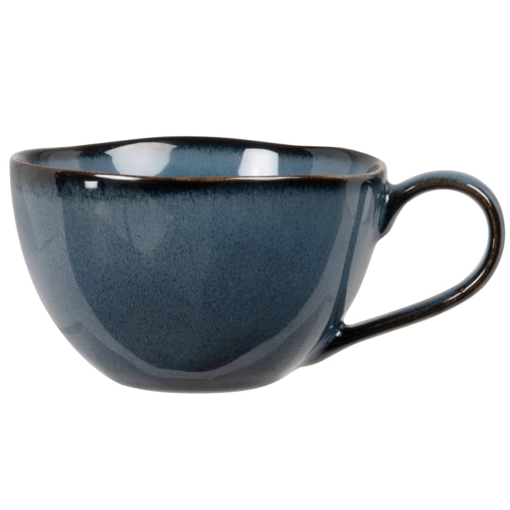 Maisons du Monde TOKYO - Lote de 2 - Taza de cerámica azul