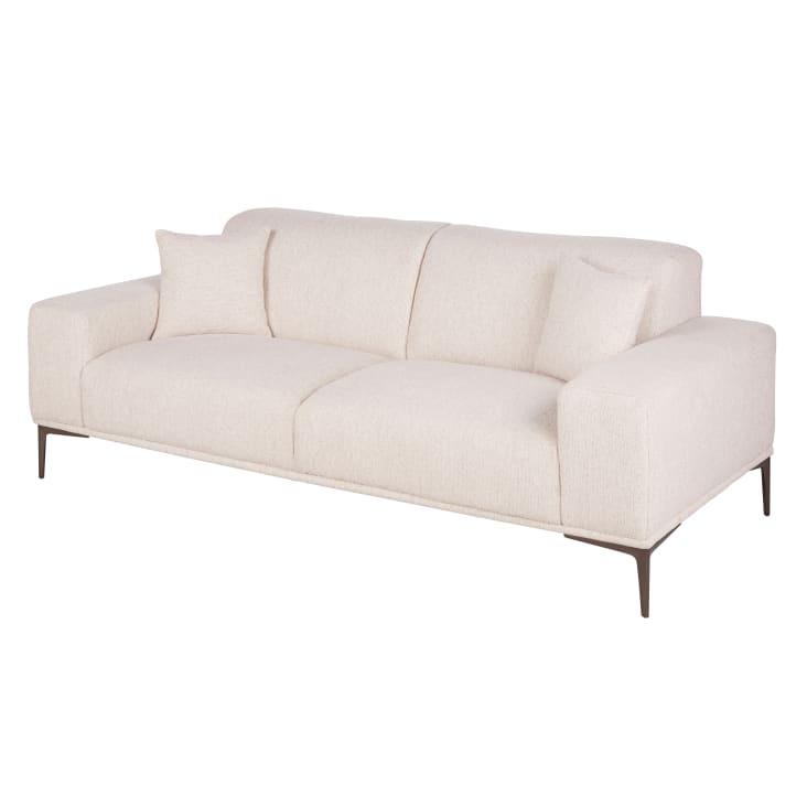 Maisons Du Monde Tokyo - Sofá De 2 Plazas De Tela Beige