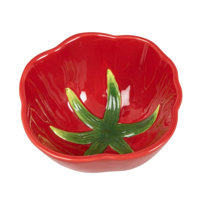 Maisons Du Monde Tomato - Bol Tomate De Gres Rojo Y Verde