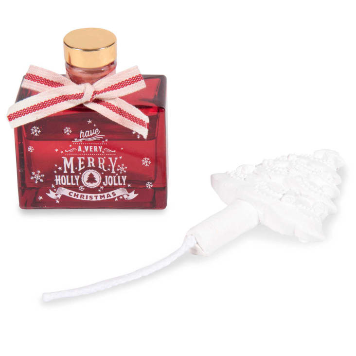 Maisons Du Monde TRADI - Juego De Difusor árbol De Cristal Rojo Y Blanco Con Aroma A Dulces 30 Ml