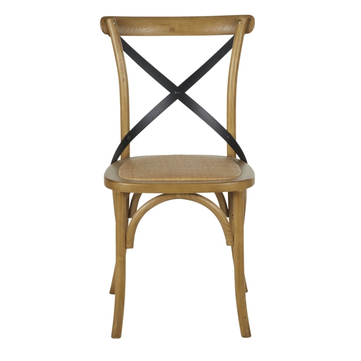 Maisons Du Monde Tradition - Silla Bistro De Haya Y Bambú