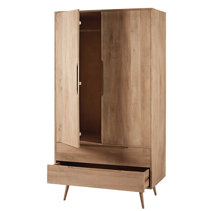 Maisons Du Monde Trocadero - Armario Con 2 Puertas Y 2 Cajones De Mango Macizo