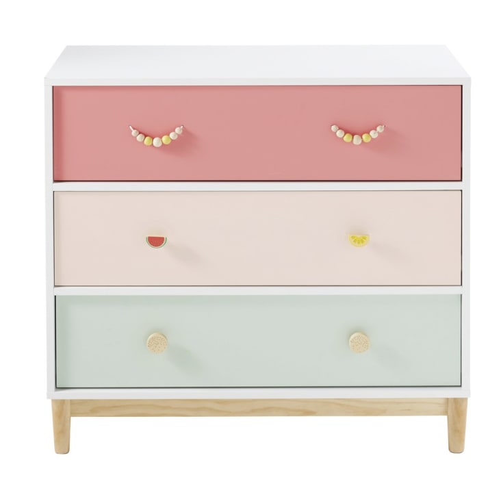 Maisons du Monde Tropicool - Cómoda infantil con 3 cajones