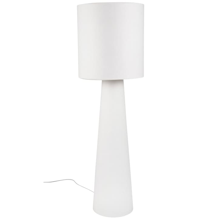 Maisons du Monde TUZ - Lámpara de pie de papel maché blanco Alt.140