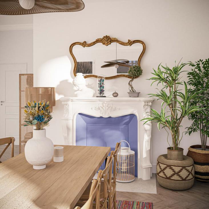 Maisons Du Monde VALENTINA - Espejo Rectangular Con Molduras Doradas 140 X 80