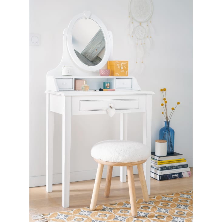 Maisons Du Monde Valentine - Tocador Blanco Con 3 Cajónes