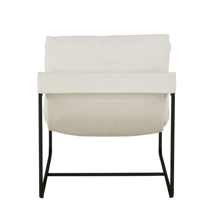 Maisons Du Monde Van - Sillón Beige Con Patas De Acero Negro