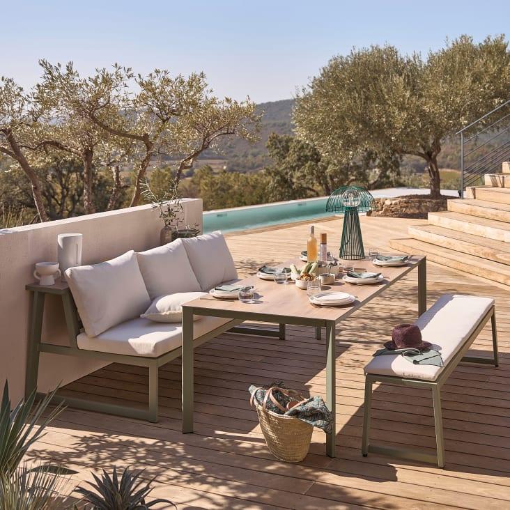 Maisons Du Monde Vela Con Diseño De Rostro En Tarro De Cerámica Blanca