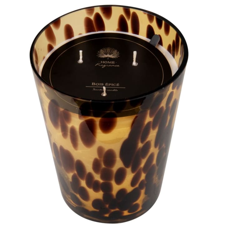 Maisons Du Monde Vela Perfumada En Tarro De Cristal Amarillo Y Marrón 1300g