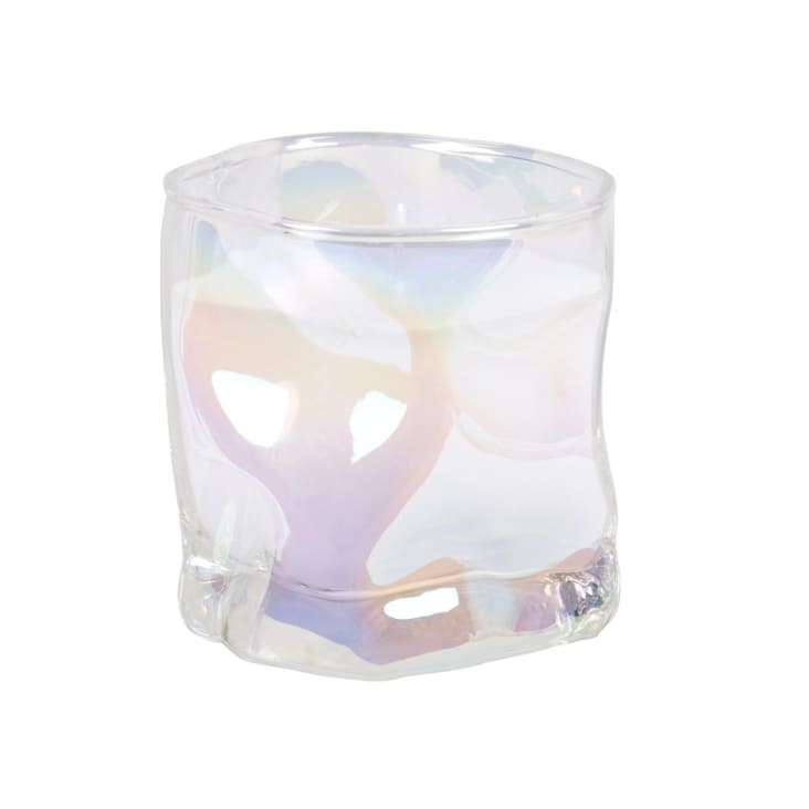 Maisons du Monde Vela perfumada en tarro de cristal iridiscente