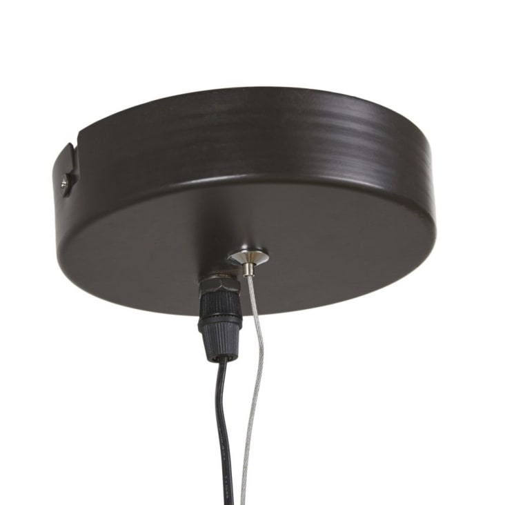 Maisons Du Monde VERONETTA - Lámpara De Techo De Metal Dorado Con Diseño De Hojas De Palmera