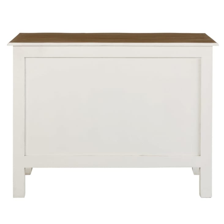 Maisons Du Monde Versailles - Cómoda De Acacia Y Mango Blanca