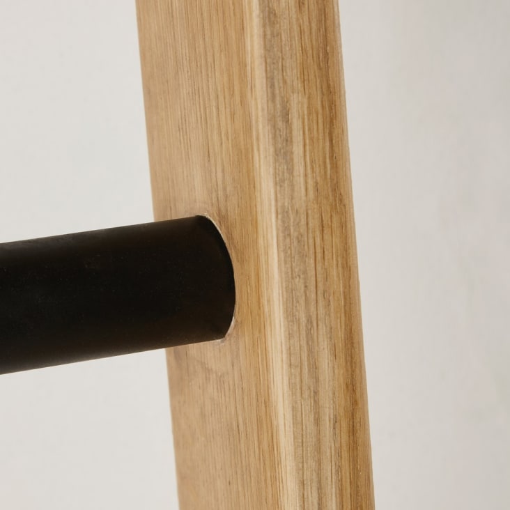 Maisons Du Monde Versailles - Escalera Para Librería Decorativa De Roble Macizo