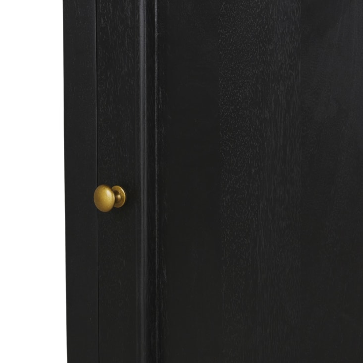 Maisons Du Monde Vienna - Aparador Con 2 Puertas Correderas Negro Carbón
