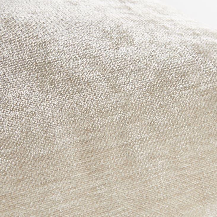 Maisons Du Monde Vintage Velvet - Cojín De Terciopelo Beige Efecto Envejecido 45x45