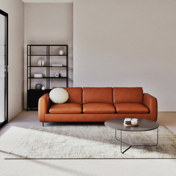 Maisons Du Monde VISBY - Cuencos Aperitivo Cerámica Motivo Gráfico Negro/beige (x4) Y Plato De Acacia