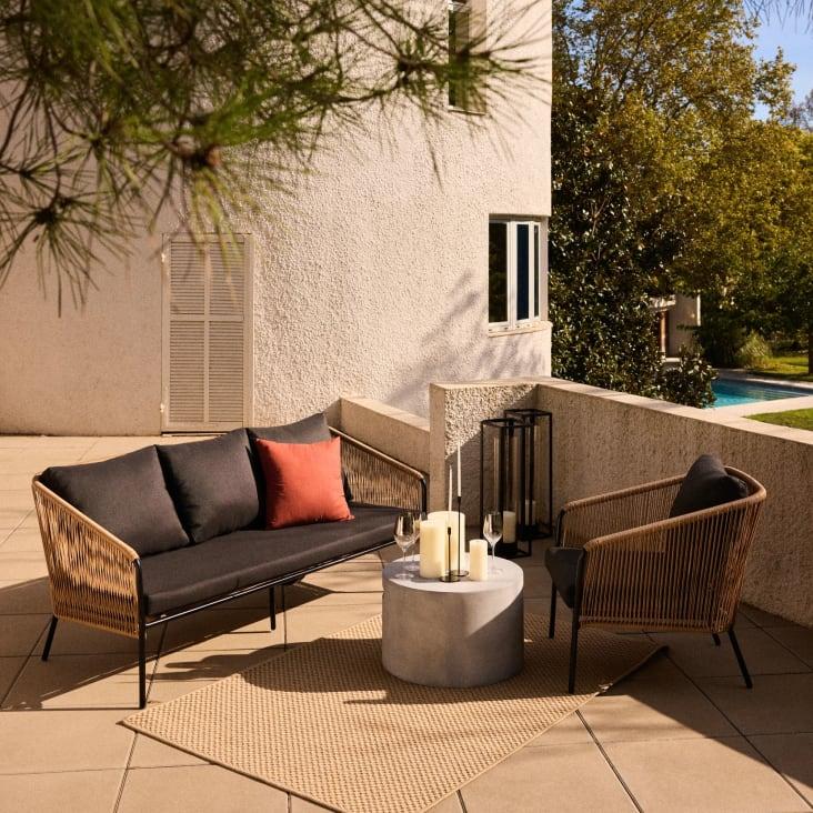 Maisons Du Monde Warren - Farol De Metal Negro Al. 69 Cm WARREN