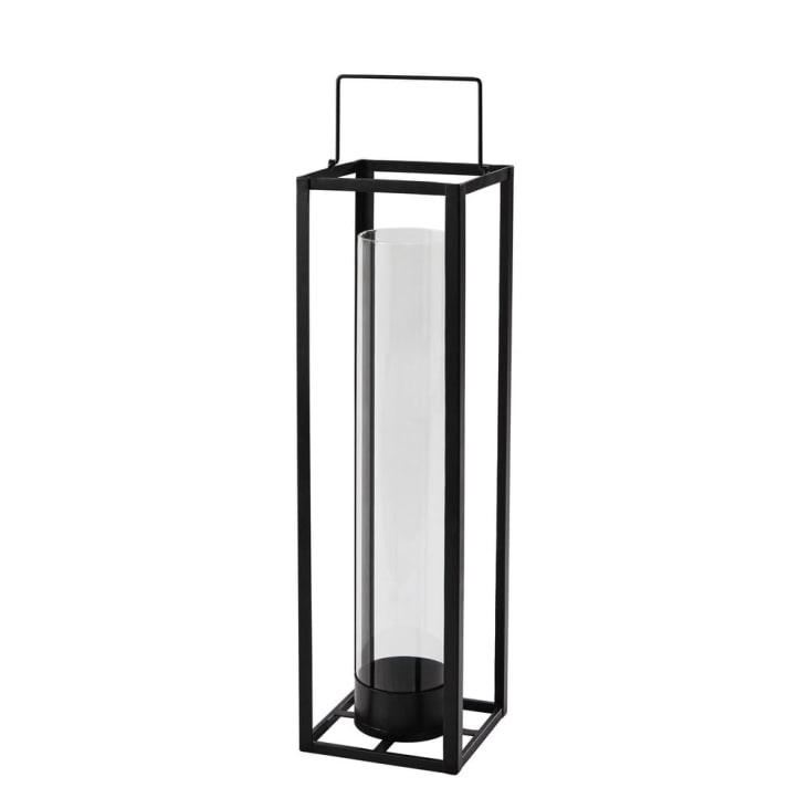 Maisons du Monde Warren - Farol de metal negro Al. 69 cm WARREN