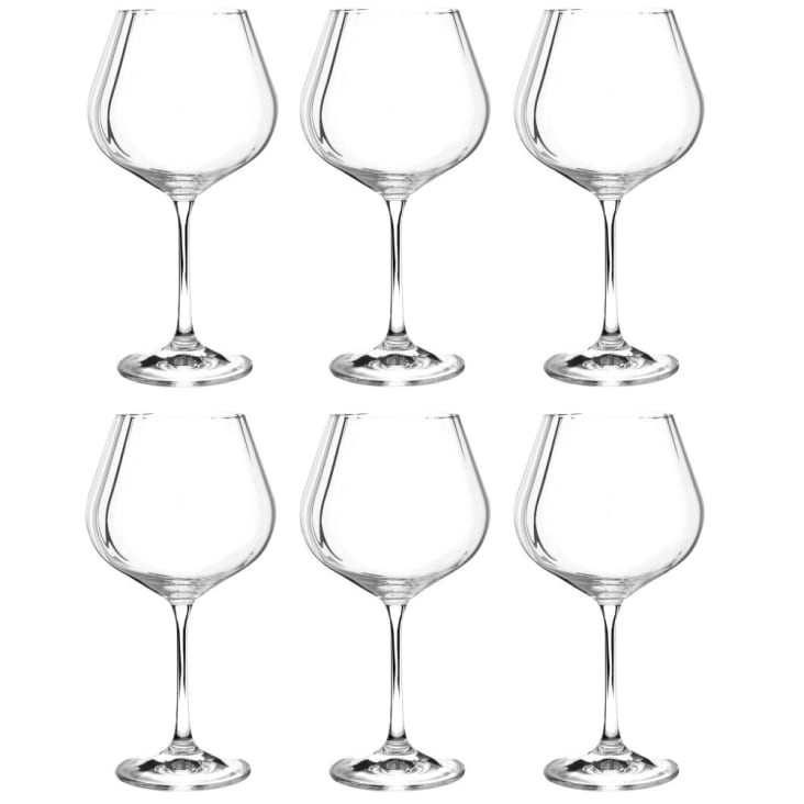 Maisons du Monde WATERFALL - Lote de 6 - Copa de vino de cristal