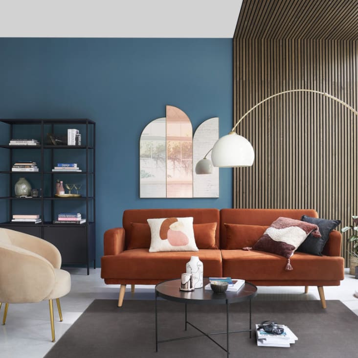 Maisons Du Monde Watkin - Biblioteca De 2 Puertas De Metal Negro